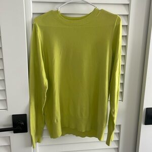 A green Loft sweater. Hardly been worn !